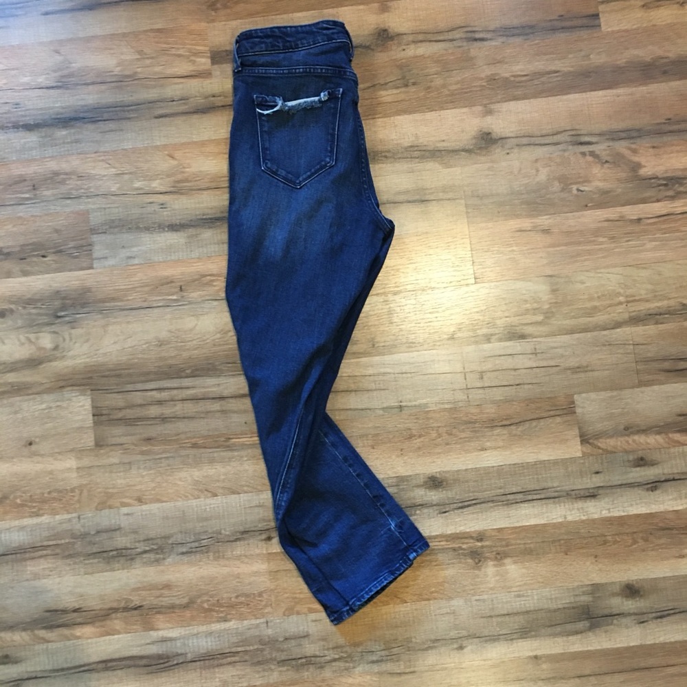 Old Navy Power Straight Jeans Dark Wash